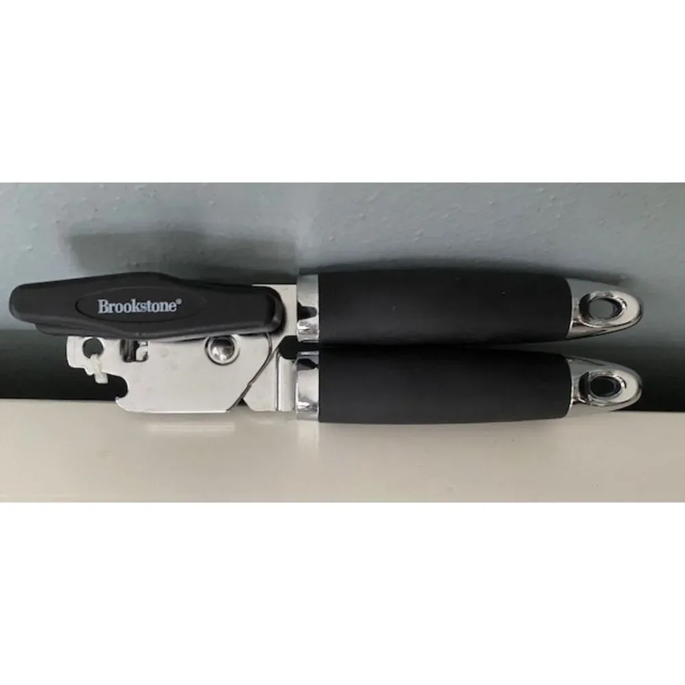 Brookstone Swing-A-Way Portable Can Opener Black